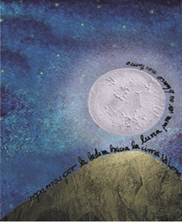 tan cerca de la luna